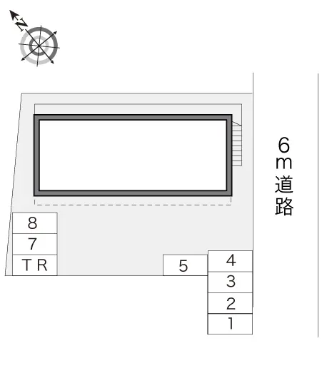 ★手数料０円★小山市犬塚４丁目　月極駐車場（LP）
